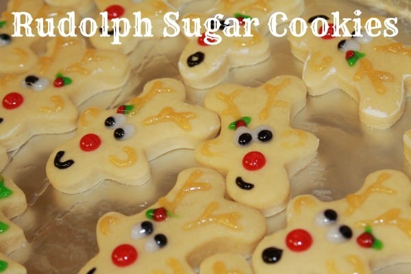 rudolph sugar cookies