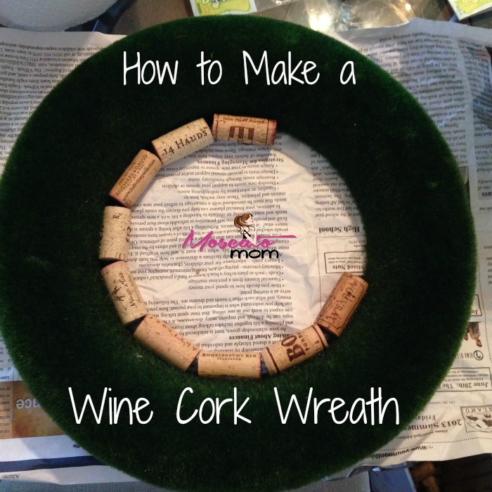 wine cork wreath tutorial
