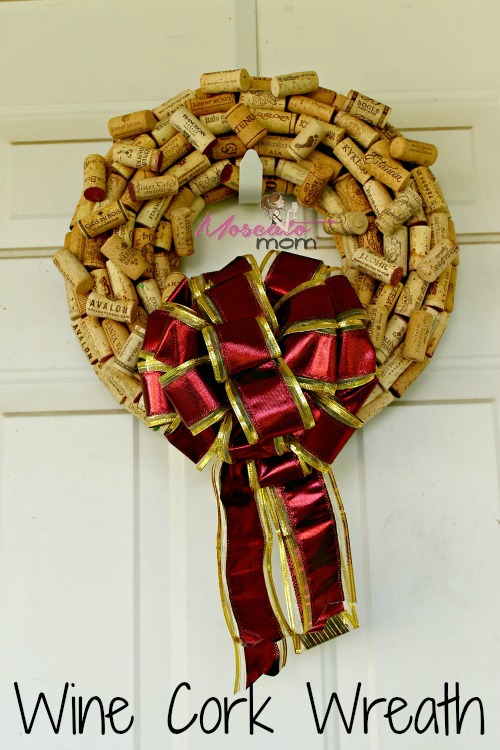 wine cork wreath