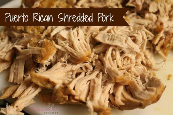 CrockPot Puerto Rican Shredded Pork