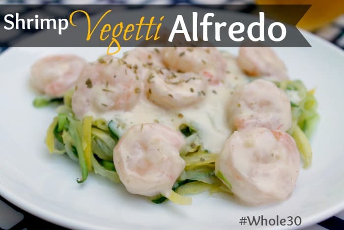 Shrimp Vegetti Alfredo Whole30