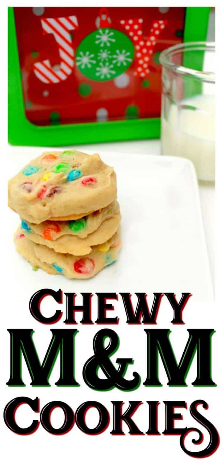 Chewy M&M Cookies Recipe
