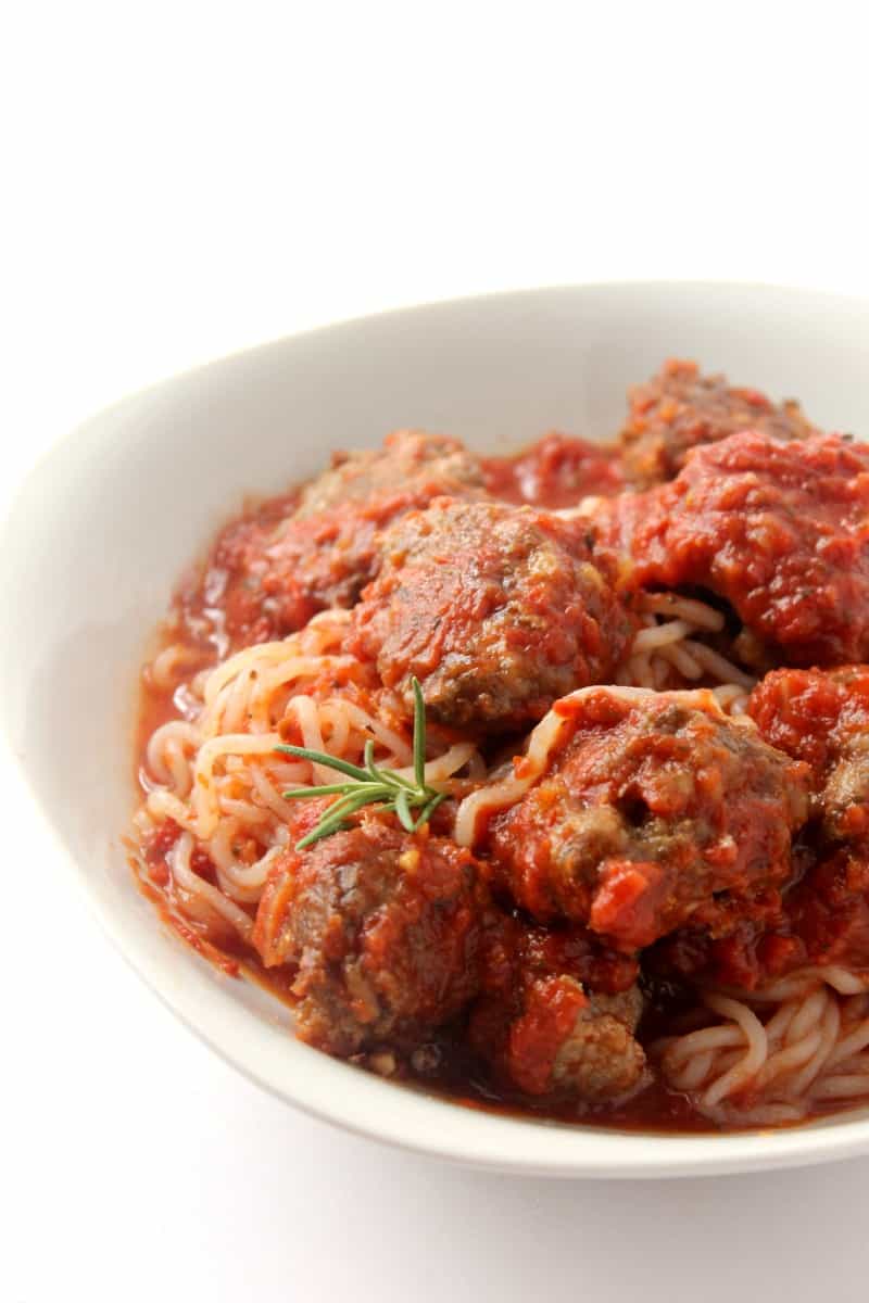keto spaghetti and meatballs
