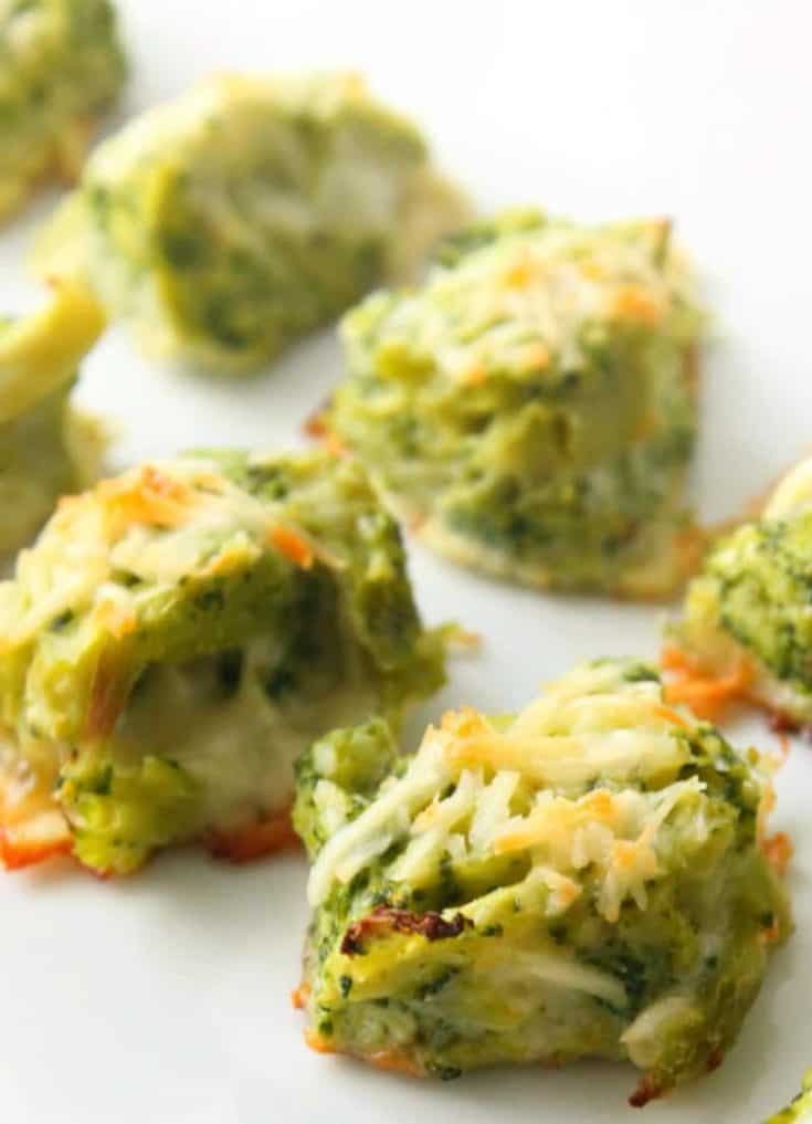 Healthy Baked Broccoli Bites