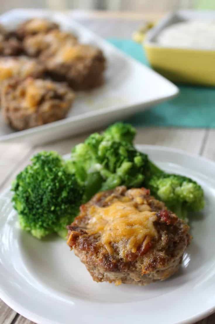 Low Carb Muffin Tin Bacon Cheeseburger Meatloaf