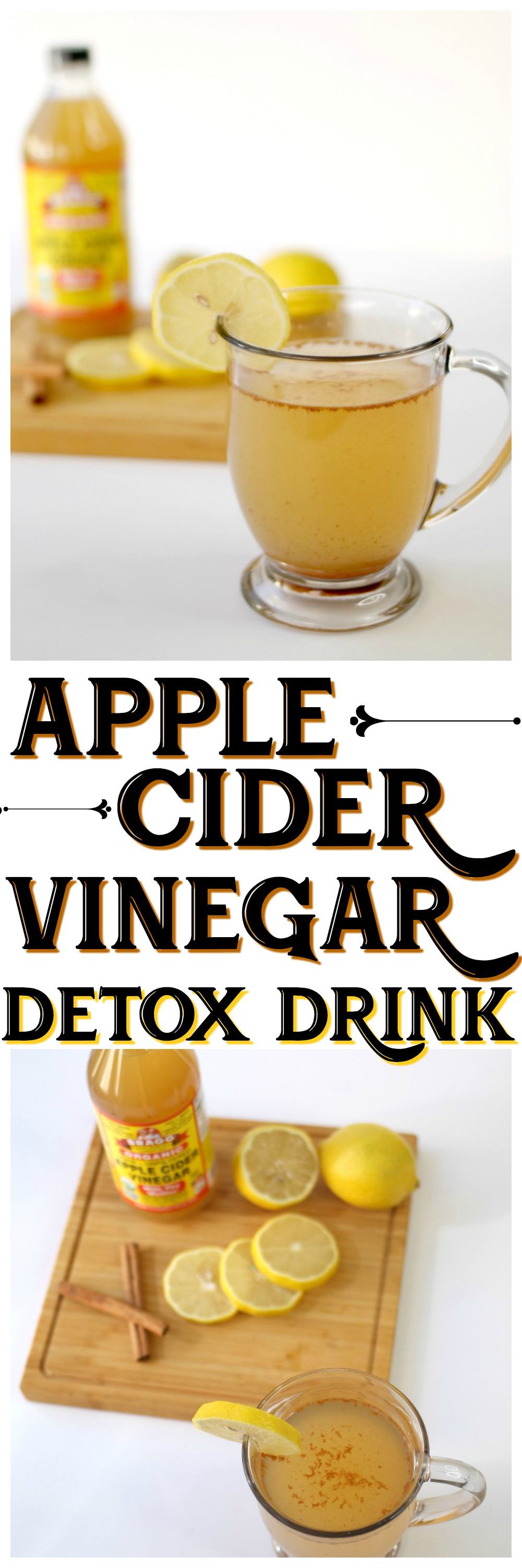 Try this delicious Apple Cider Vinegar Detox Drink to look and feel your best! #keto #ACV