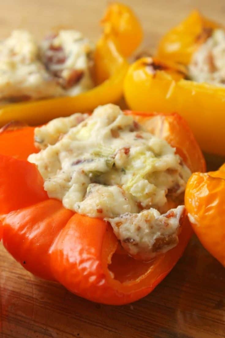 Blue Cheese and Bacon Stuffed Peppers
