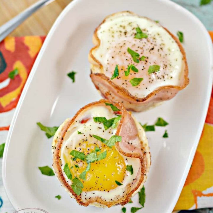Keto Breakfast Idea - Sausage, Bacon & Egg Cups
