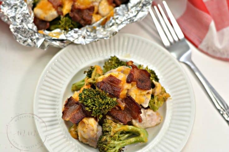 Cheesy Bacon Ranch Chicken Foil Packet Dinner