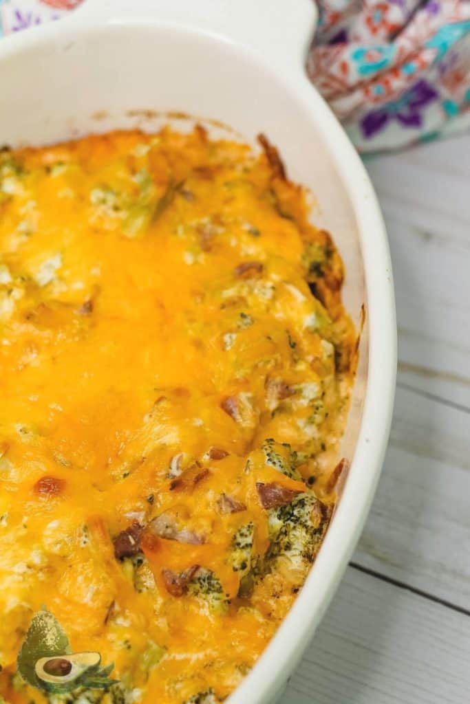 baked low carb broccoli casserole